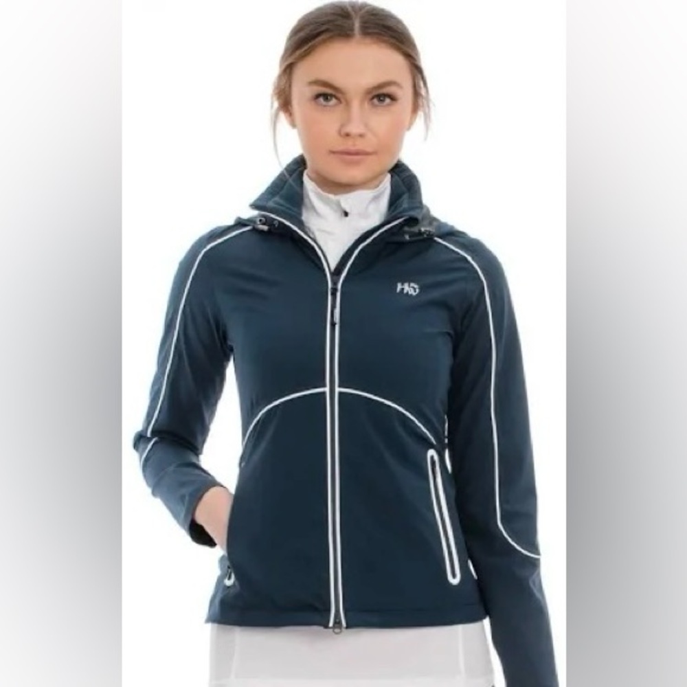 NWT- Woman’s Horseware Ireland Eliza Waterproof Softshell Jacket French Navy Lg